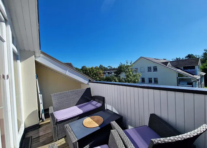 Duenenpark Binz - Komfortplus Ferienwohnung Mit 1 Schlafzimmer Und Balkon Im Dachgeschoss 231
